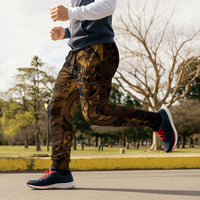 Aotearoa Maori Hei Tiki Jogger Pants Koura Kowhaiwhai Puhoro Motif
