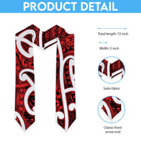 Aotearoa Maori Kowhaiwhai Graduation Stole Whero Puhoro and Patiki