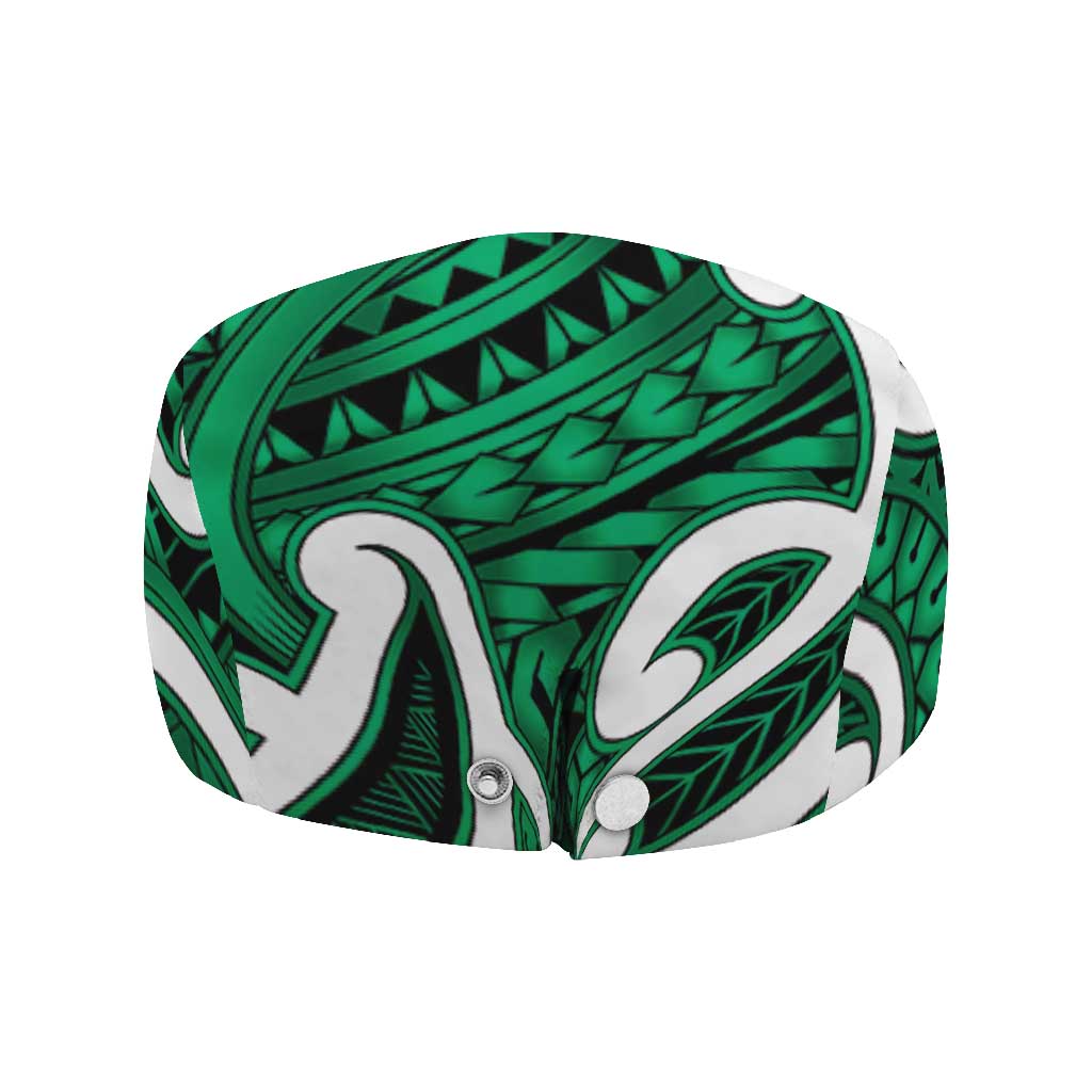 Aotearoa Maori Kowhaiwhai Jeff Hat Kakariki Puhoro and Patiki