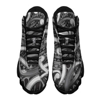Aotearoa Maori Kowhaiwhai Sneakers J13 Kiwikiwi Puhoro and Patiki LT9 - Polynesian Pride