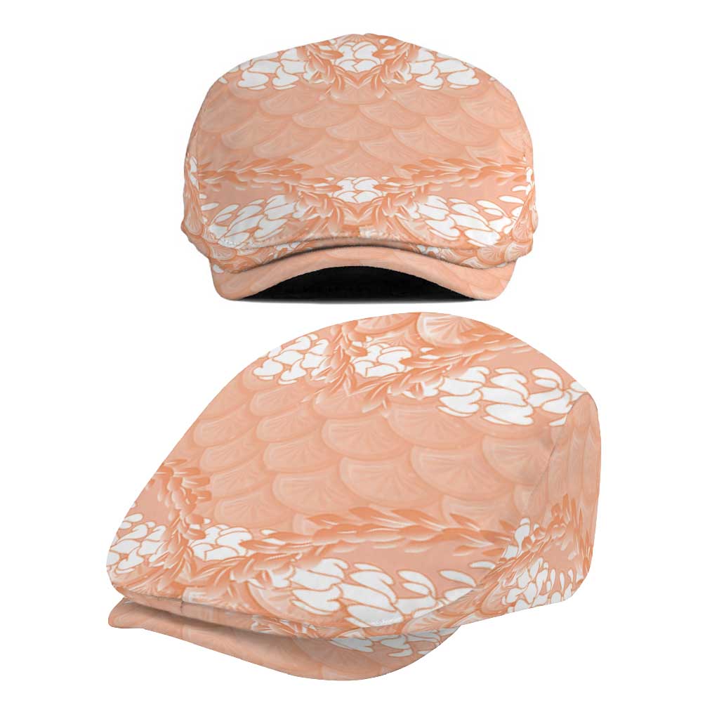 Apricot Mermaid Puakenikeni Maile Lei Jeff Hat