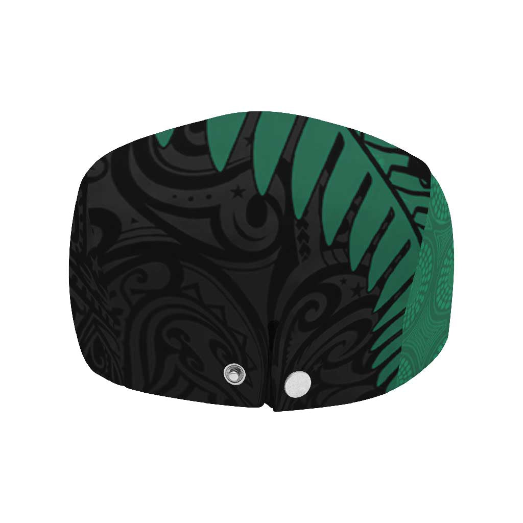 Australia New Zealand Rugby Jeff Hat Green Aboriginal Wallabies and Maori Black Fern - Polynesian Pride