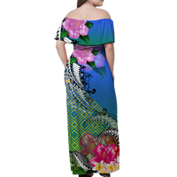 Custom South Sea Islanders Kanakas Hibiscus Polynesian Matching Dress and Hawaiian Shirt LT2 - Polynesian Pride