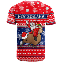 New Zealand Maori Meri Kirihimete T Shirt LT2 - Polynesian Pride