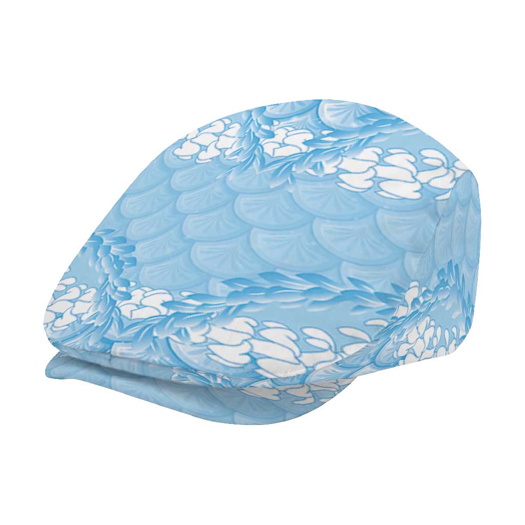 Baby Blue Mermaid Puakenikeni Maile Lei Jeff Hat