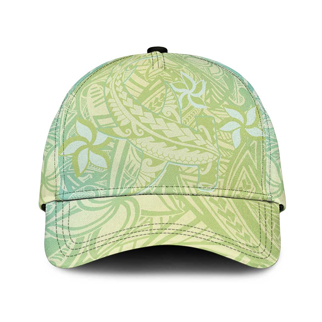 Baby Green Gradient Polynesia Classic Cap Hawaiian Tribal Hammerhead Shark Tattoo LT14