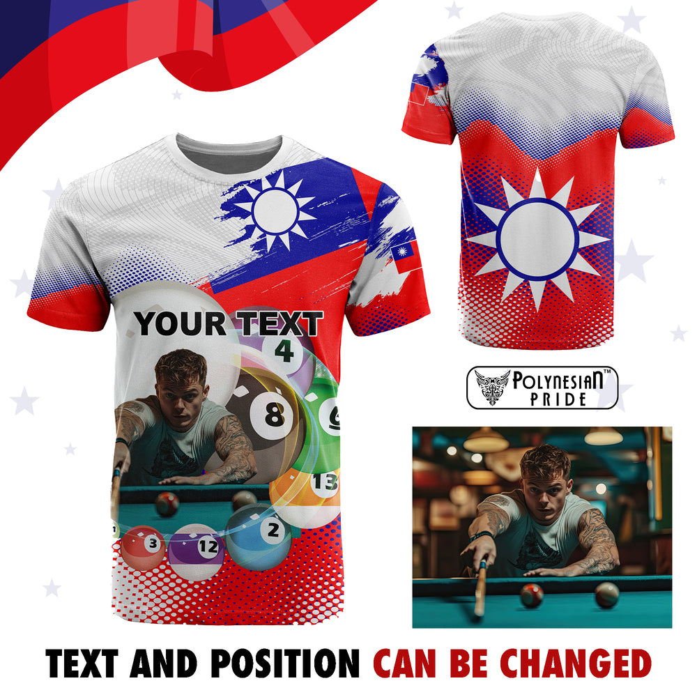 Custom Photo Taiwan Pool Champion T Shirt The Art of Perfect Precision CTM03