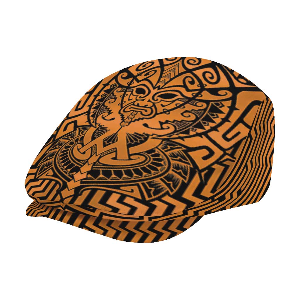 Basketball New Zealand Jeff Hat Gold Maori Ta Moko Indigenous - Polynesian Pride