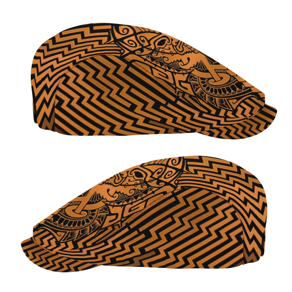 Basketball New Zealand Jeff Hat Gold Maori Ta Moko Indigenous - Polynesian Pride