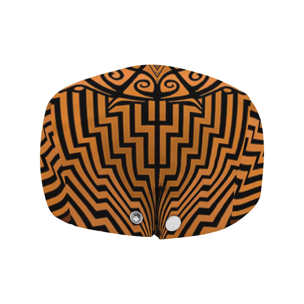 Basketball New Zealand Jeff Hat Gold Maori Ta Moko Indigenous - Polynesian Pride