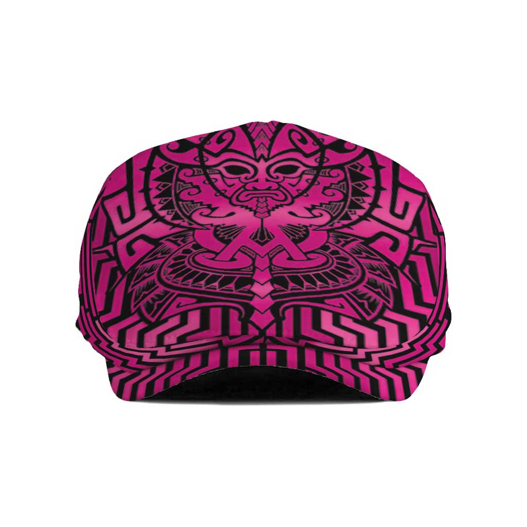 Basketball New Zealand Jeff Hat Pink Maori Ta Moko Indigenous - Polynesian Pride