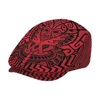 Basketball New Zealand Jeff Hat Red Maori Ta Moko Indigenous - Polynesian Pride