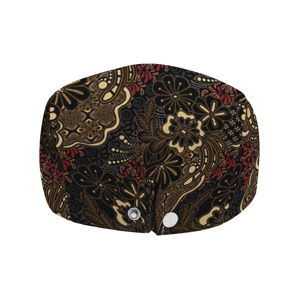 Batik Sekar Jagad Jeff Hat Indonesian Traditional Pattern