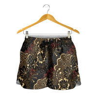 Batik Sekar Jagad Shorts for Women Indonesian Traditional Pattern