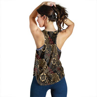 Batik Sekar Jagad Women Racerback Tank Indonesian Traditional Pattern