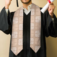 Beige Palaka Quilt Hawaii Graduation Stole Traditional Hawaii-plaid Pattern - Polynesian Pride