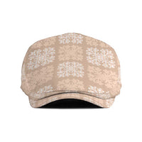 Beige Palaka Quilt Hawaii Jeff Hat Traditional Hawaii-plaid Pattern - Polynesian Pride