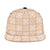 Beige Palaka Quilt Hawaii Snapback Cap Traditional Hawaii-plaid Pattern - Polynesian Pride