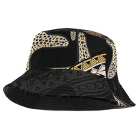 Beige Polynesian Starfish Unique Pattern Bucket Hat
