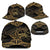 Black and Gold Polynesia Classic Cap Plumeria Tattoo With Polynesian Pattern - Polynesian Pride