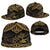 Black and Gold Polynesia Snapback Cap Plumeria Tattoo With Polynesian Pattern - Polynesian Pride