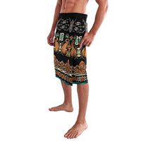 Black Batik Papua-inspired Pattern Lavalava - Polynesian Pride