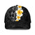Black Tropical Plumeria With Galaxy Polynesian Art Baseball Net Cap - Polynesian Pride