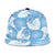 Blue Aloha Hawaii Snapback Cap Monstera Hibiscus Plumeria Seamless Vibes - Polynesian Pride