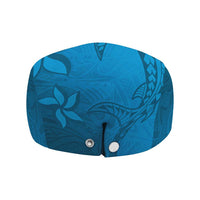 Blue Gradient Polynesia Jeff Hat Hawaiian Tribal Hammerhead Shark Tattoo - Polynesian Pride