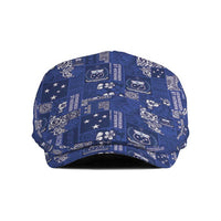 Blue Samoa Manuia Le Kerisimasi Jeff Hat Pacific Patchwork Xmas Vibes - Polynesian Pride