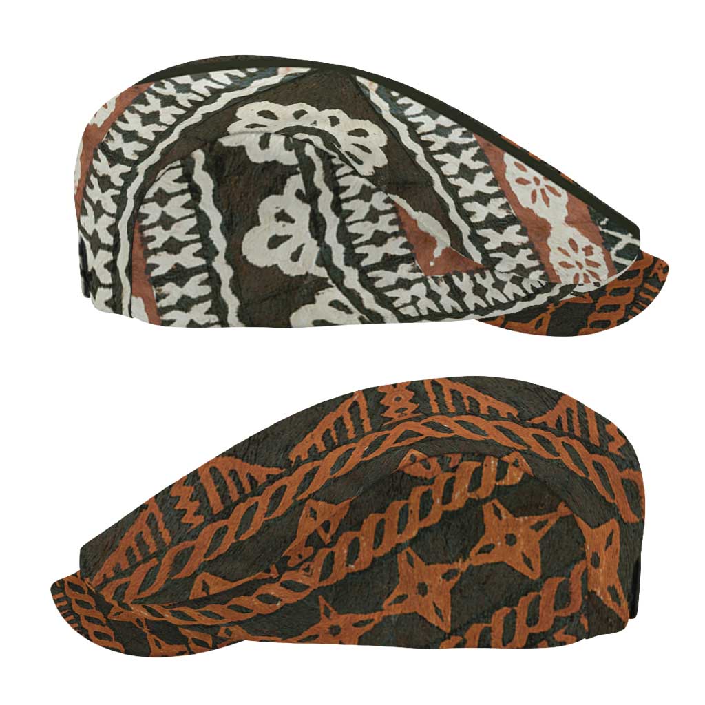 Bula Fiji Tapa Jeff Hat Fijian Masi Vintage Vibes - Polynesian Pride