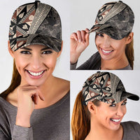 Bula Hibiscus Festival Classic Cap Fijian Masi Pattern Half Style LT03