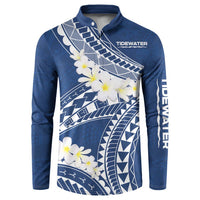 CUSTOMER REQUEST - TIDEWATER - 021026 Button Sweatshirt Navy Blue LT7 Navy Blue - Polynesian Pride