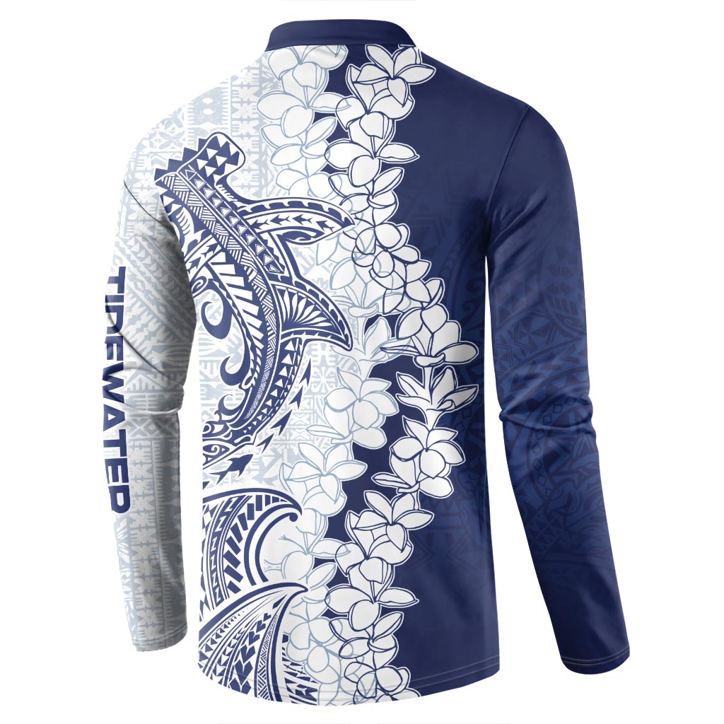 CUSTOMER REQUEST - TIDEWATER - 021026 Button Sweatshirt Hammerhead Shark LT7 - Polynesian Pride