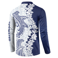CUSTOMER REQUEST - TIDEWATER - 021026 Button Sweatshirt Hammerhead Shark LT7 - Polynesian Pride