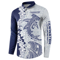 CUSTOMER REQUEST - TIDEWATER - 021026 Button Sweatshirt Hammerhead Shark LT7 - Polynesian Pride