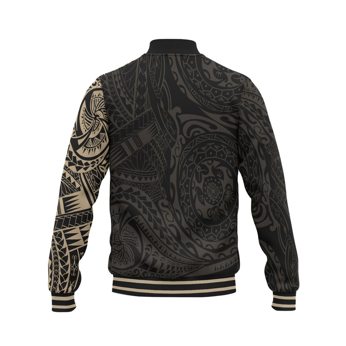 Polynesian Baseball Jacket - Polynesian Tattoo Style - Polynesian Pride
