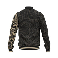 Polynesian Baseball Jacket - Polynesian Tattoo Style - Polynesian Pride
