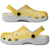 Cook Islands Aitutaki Clogs Shoes Polynesian Tribal Tattoo