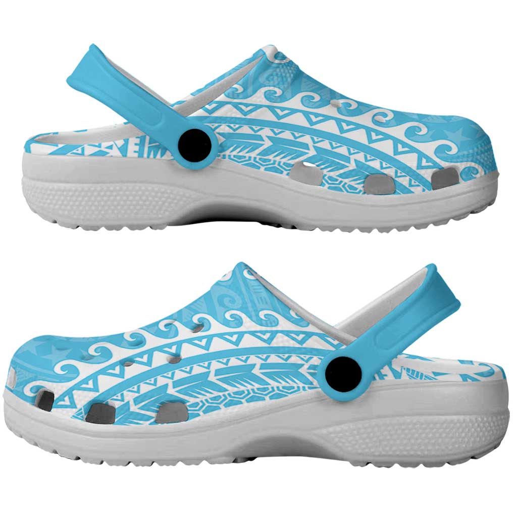 Cook Islands Mauke Clogs Shoes Polynesian Tribal Tattoo