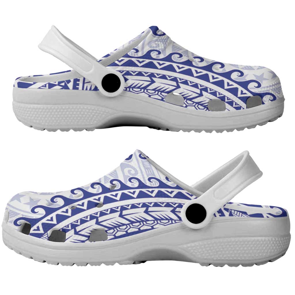 Cook Islands Palmerston Clogs Shoes Polynesian Tribal Tattoo
