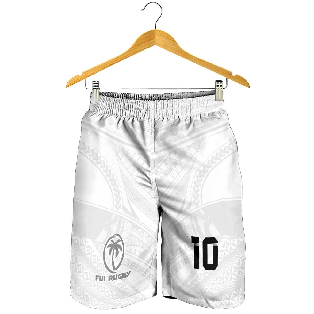 Custom Fiji Rugby Shorts for Men Tapa Tribal Motifs Sporty Style - Polynesian Pride