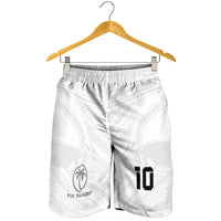 Custom Fiji Rugby Shorts for Men Tapa Tribal Motifs Sporty Style - Polynesian Pride