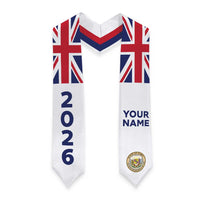 Custom Hawaii Graduation Stole Aloha Flag And Seal
