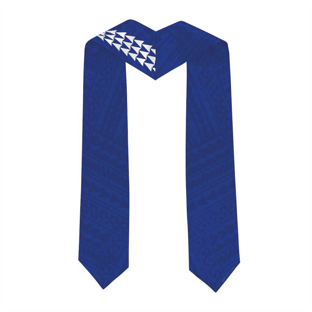 Custom Hawaii Kailua High School Graduation Stole Kakau Pattern