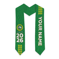 Custom Hawaii Kaimuki High School Graduation Stole Kakau Pattern