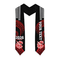 Custom Hawaii Kalani High School Graduation Stole Class Of Year Polynesian Kakau Pattern