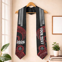 Custom Hawaii Lahainaluna High School Graduation Stole Class Of Year Polynesian Kakau Pattern