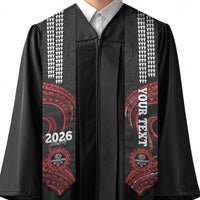 Custom Hawaii Lahainaluna High School Graduation Stole Class Of Year Polynesian Kakau Pattern