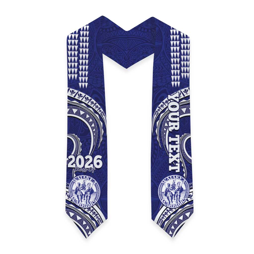 Custom Hawaii Waiakea High School Graduation Stole Class Of Year Polynesian Kakau Pattern